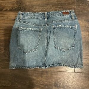 Classic Blue Denim Mini Skirt